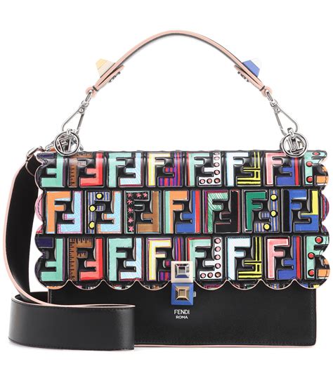 fendi kan i farfetch|FENDI Kan I Shoulder Bag .